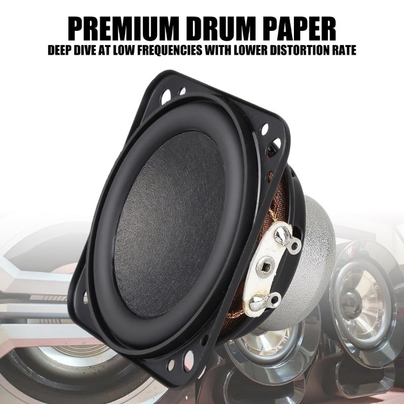 50mm 2Inch Neodymium Magnetic Speaker 4Ohm 10W Double Magnetic 18Cored For Hifi Auditory Systems