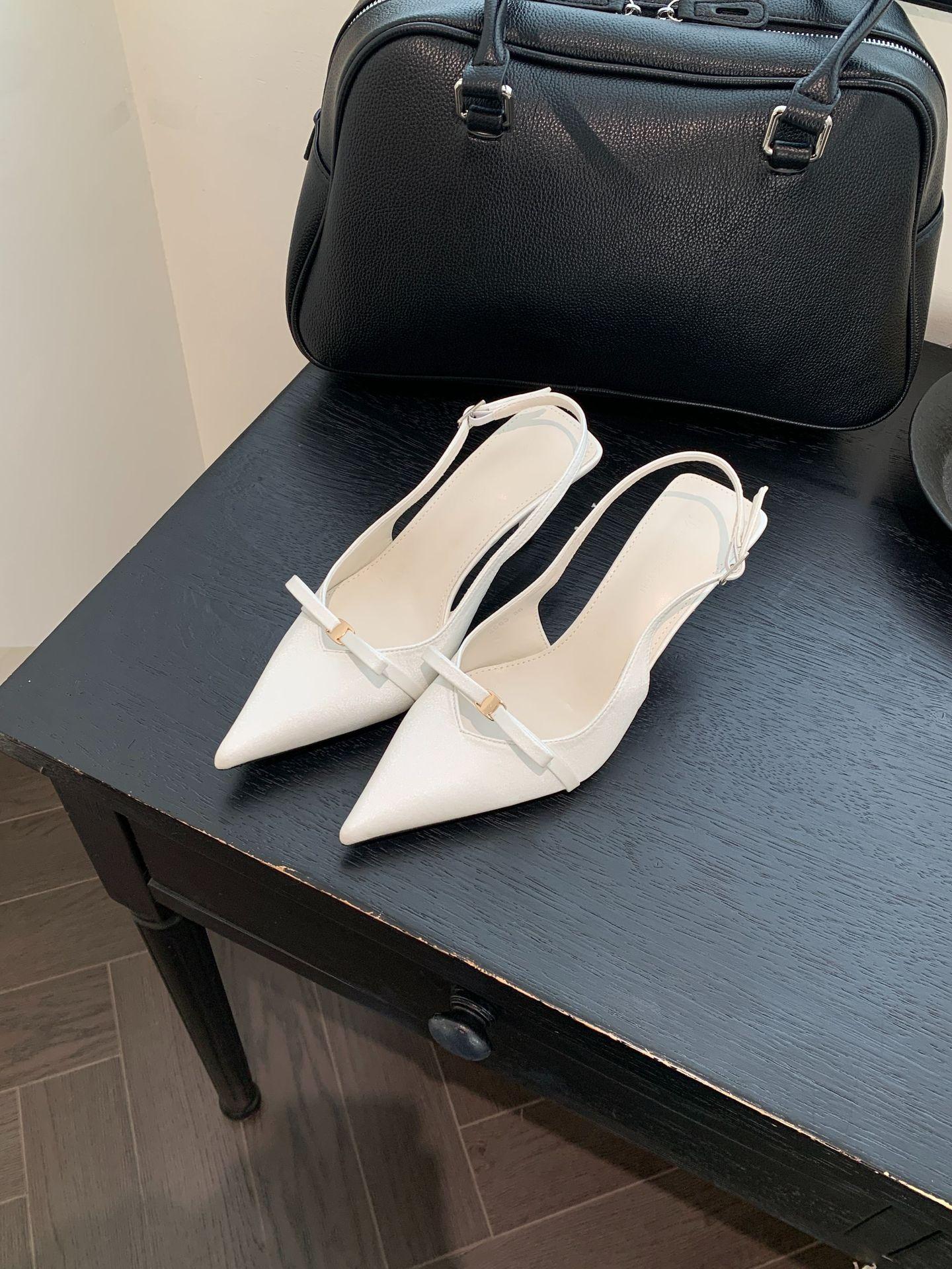 Women s Satin Pointed Toe Kitten Heel Bowknot Spring French Style Elegant Sandals - Perfect for Daily Wear 35