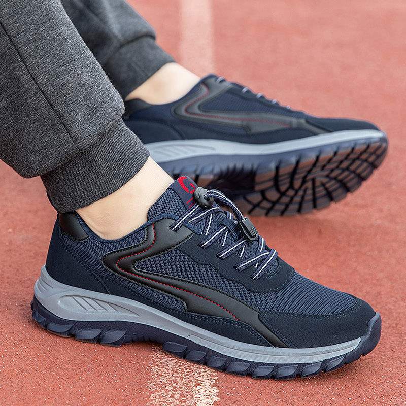 

Весенне-осенние кроссовки для ходьбы для среднего и пожилого возраста, кроссовки для папы, нескользящая мягкая подошва, спортивная обувь для пожилых людей, дышащая мужская и женская обувь 39