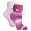 2 paires de chaussettes d'hiver douces pour dames