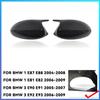 2x Spiegelabdeckung E90 Auto Seitentür Rückspiegel Seitenkappe Für BMW E90 E91 2005-2007 E92 E93 2006-2009 M3 Stil E80 E81 E87