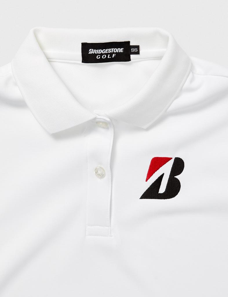 Bridgestone Golf TOUR B Short Sleeve Polo Shirt 50G01A White SS Men's (Corporate)