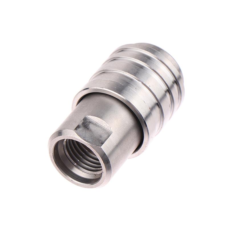 Self-Locking 1/4" Quick Connector Holder With Thread M14 For High Pressure Wash Gun Foam Bottle Accessories