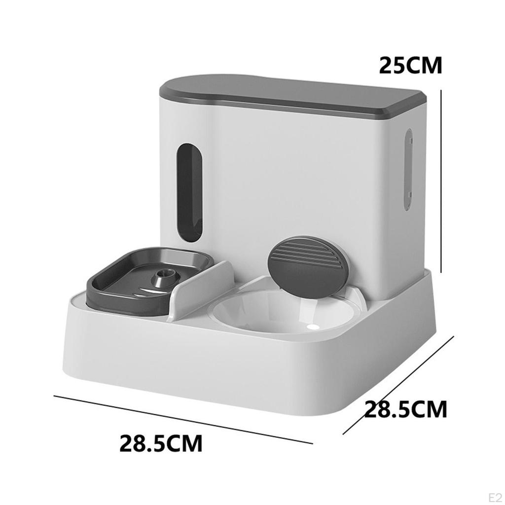 Automatic Cat Feeder 1L Drinker 2.8L 2 In 1 Design Feeding Station and Water