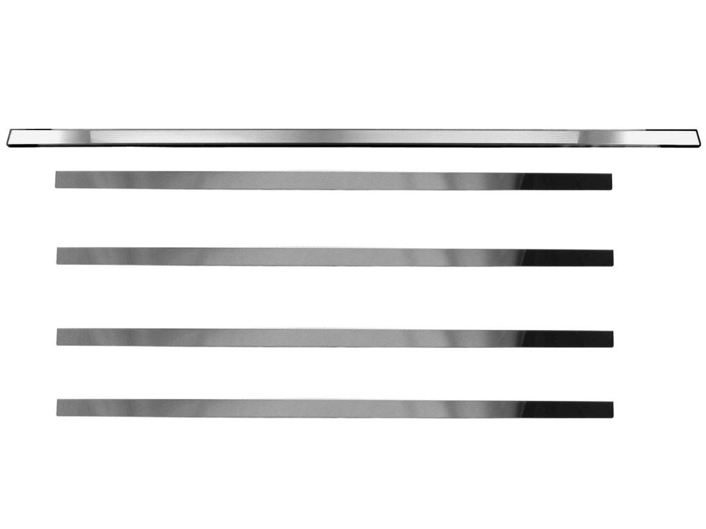 BRIGHTZ Finish Stainless Steel Plated Door Covers for Hijet Truck S 510 Hijet Truck Ultra-Mirror (5-Piece Set) S500P/S510P [SID-MOL-120] S500, S510,