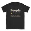Pessoas Avaliação Uma Estrela Não Recomendaria Camiseta Introvertido Unissex Camisetas de Praia Harajuku Unissex Algodão Gola Redonda Roupas Oversize