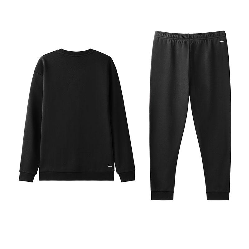 Li Ning Trendy Pullover Hoodie Comfortable Long Pants Casual Sports Suit Unisex Suit AWDVG81-1+AKLVC87-1