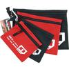 SK11 Zipper Case Set for Organizing and Storing Tools, 4 Sizes, Red and Black, SJC-SET