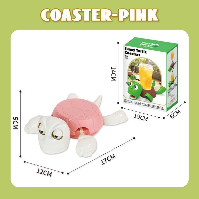 Non-Toxic Surprised Funny Turtle Coaster Toys Kids Gags & Practical Jokes Novelty & Gag Toys Creative Turtle Stress Relief Toy For Gifts