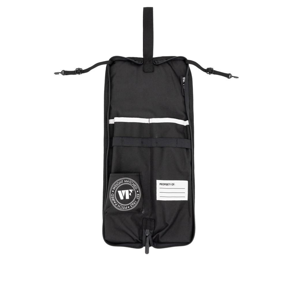 Husă pentru bețe VIC FIRTH Essential, pentru perechi, cu cârlig pentru atașarea tomurilor de podea 4~5 #Negru VIC-VXSB #B