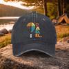 Pc Casual AllMatch PADEL Board Tennis Print Washed Baseball Cap Suitable for Golf Casual Wear And Outdoor Activities Golf Acc