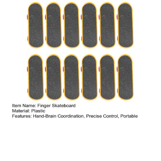 Mini Finger Skateboard Toys for Kids Boys Stress Relief Finger Toy Precision Control Finger Game for Improving Concentration And Reaction