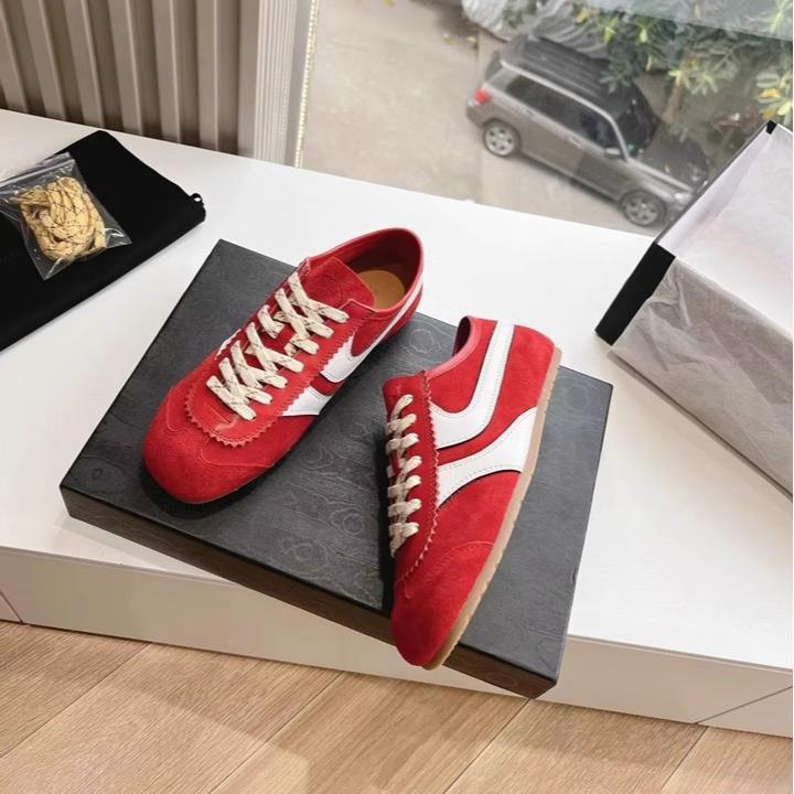 Retro avslappet stil moralsk treningssko flate enkeltsko 2024 sommer nye damesko dame lav topp dame pendling Forrest Gump sko