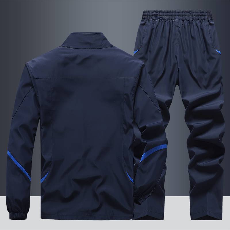 Men's Sportswear Autumn 2 Piece Sets Sports Suit Men Jacket+Pant Sweatsuit Male Jogging Basketball TrainingTracksuit Clothing