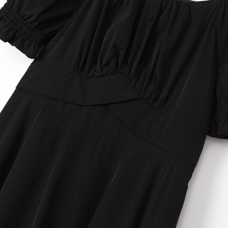 MIXMAX Casual Versatile Temperament Short-Sleeved Dress