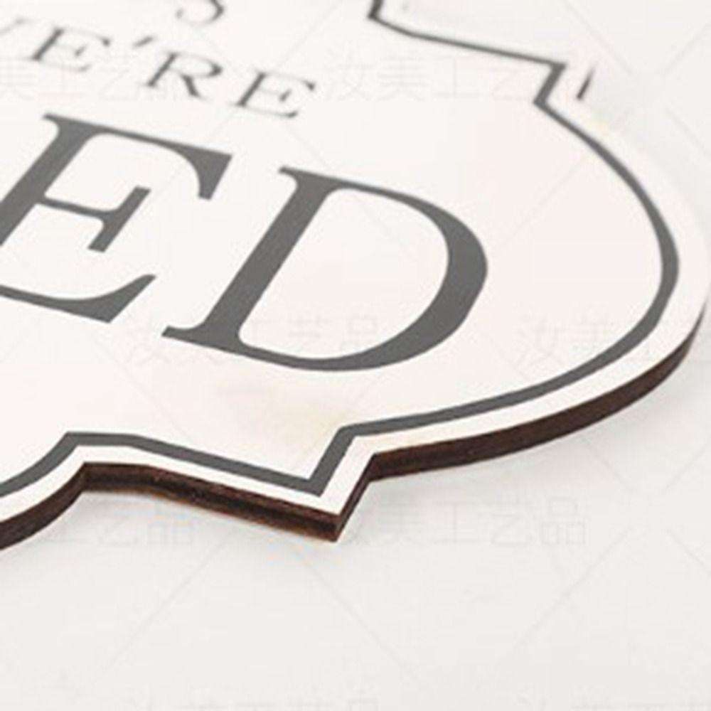 Double-sided Door Hanging Pendant Open/Closed Wooden House Sign Double Business Sign  Home Decor