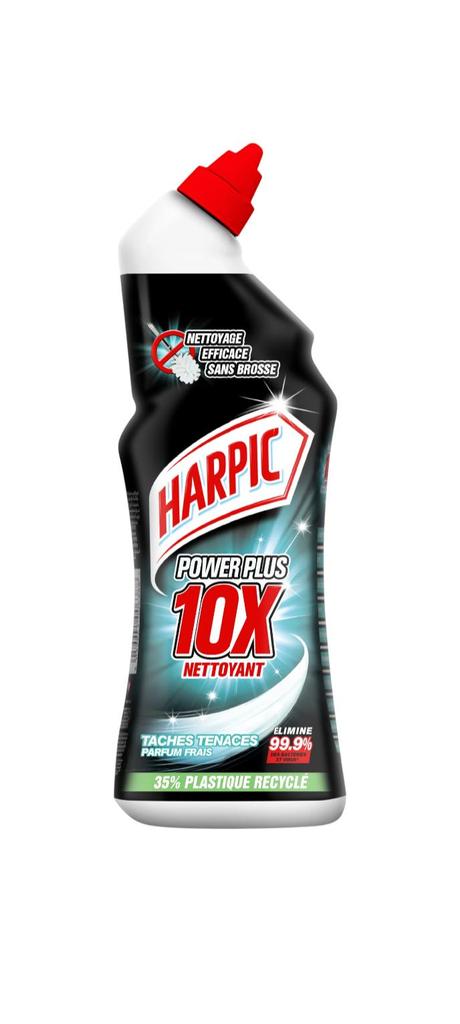 6 szt. Power Plus Mocny Żel WC na Uporczywe Plamy 750ml - Harpic(Opakowanie 6 szt.)