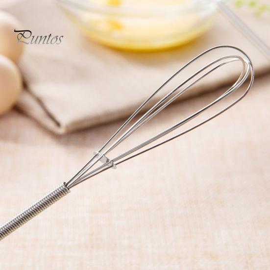 Wire  Whisks Manual Clean Easily Stainless Steel Manual Mini Agitator Kitchen Egg Mixer for Kitchen