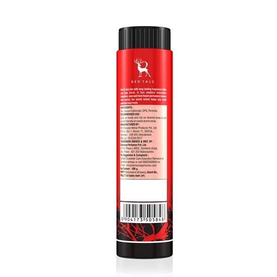 RAMSONS Deo Talc Combo | 1 Sexy Heart Deodorant Spray - 200ml | 1 Red ZX - Allrounder Deodorant Spray - 200ml | 1 RED ZX Deo Talc - 100gm