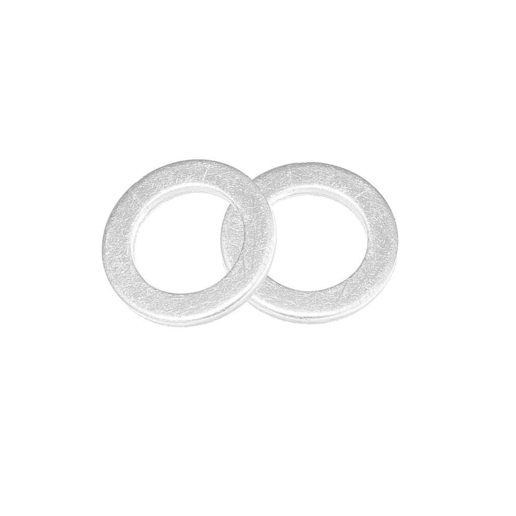 X AUTOHAUX Drain Plug Washer Gasket Universal Crush Washer Drain Plug Gasket 14x22x2mm 15pcs