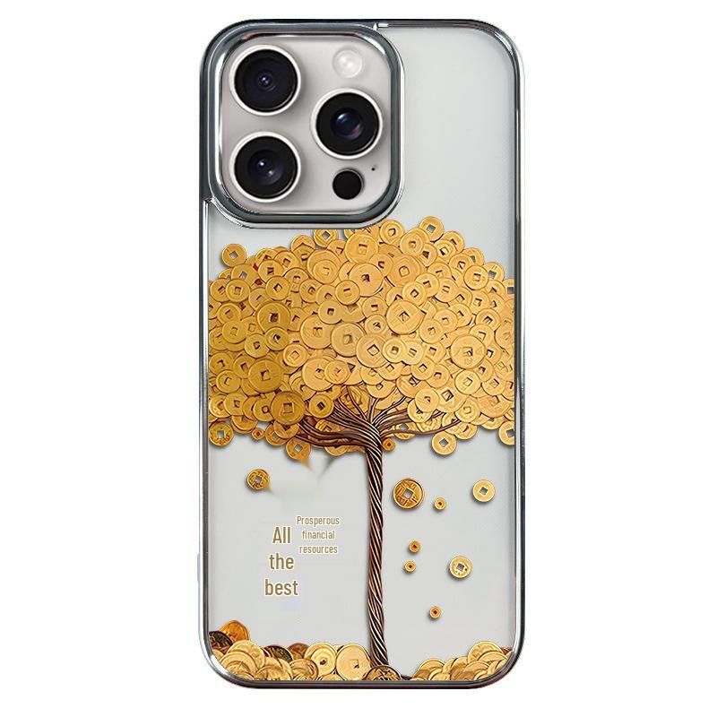 Chinese New Year Money Tree iPhone Case for 11, 14 Plus, 15 Pro, & 16 Pro Max
