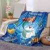 Custom 1pc Undersea Mermaid Adventure Blanket, Soft And Comfortable Blanket, Casual Warm, Camping Travel Blanket, Birthday Gift Q910198