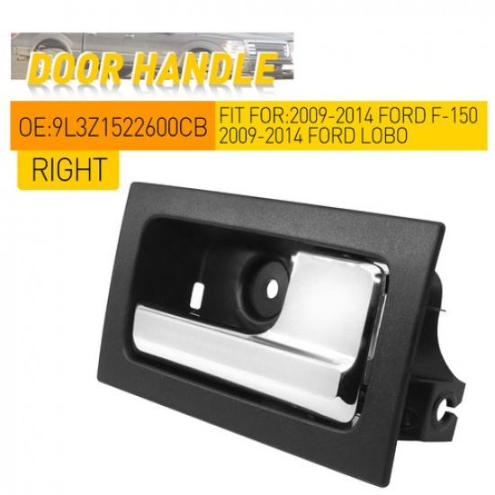 

Front & Rear Right Passenger Interior Door Handle For 09-2014 Ford F-150 Black H