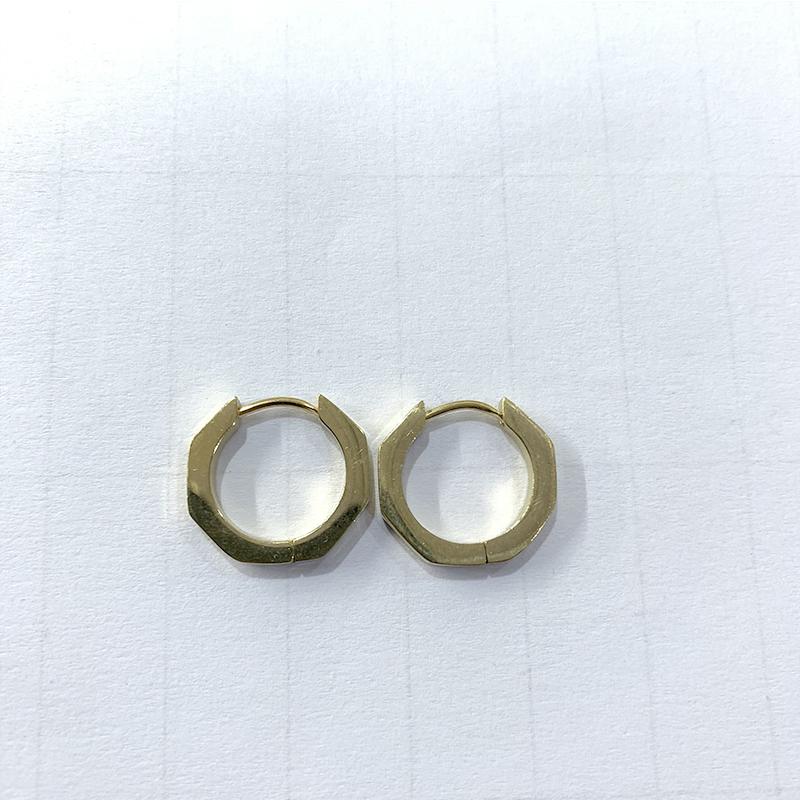 Stainless Steel Earrings Geometric Shapes Triangle/Heart/Rectangle Fade-Resistant Hypoallergenic Nickel-Free Jewelry Earrings