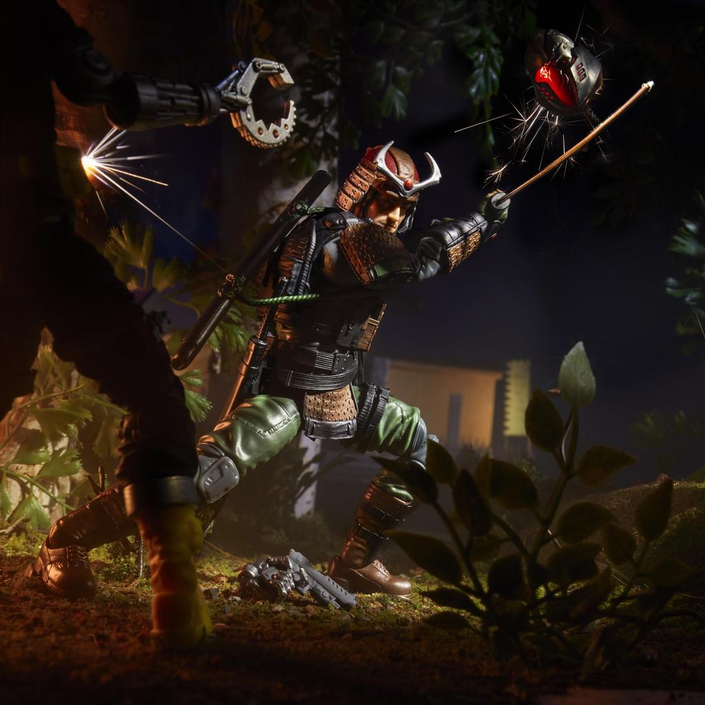G.I. Joe Classifieds Series #174, Kyle Bud Jesso, Deluxe Collectible 6-inch Samurai Action Figure with 19 Accessories