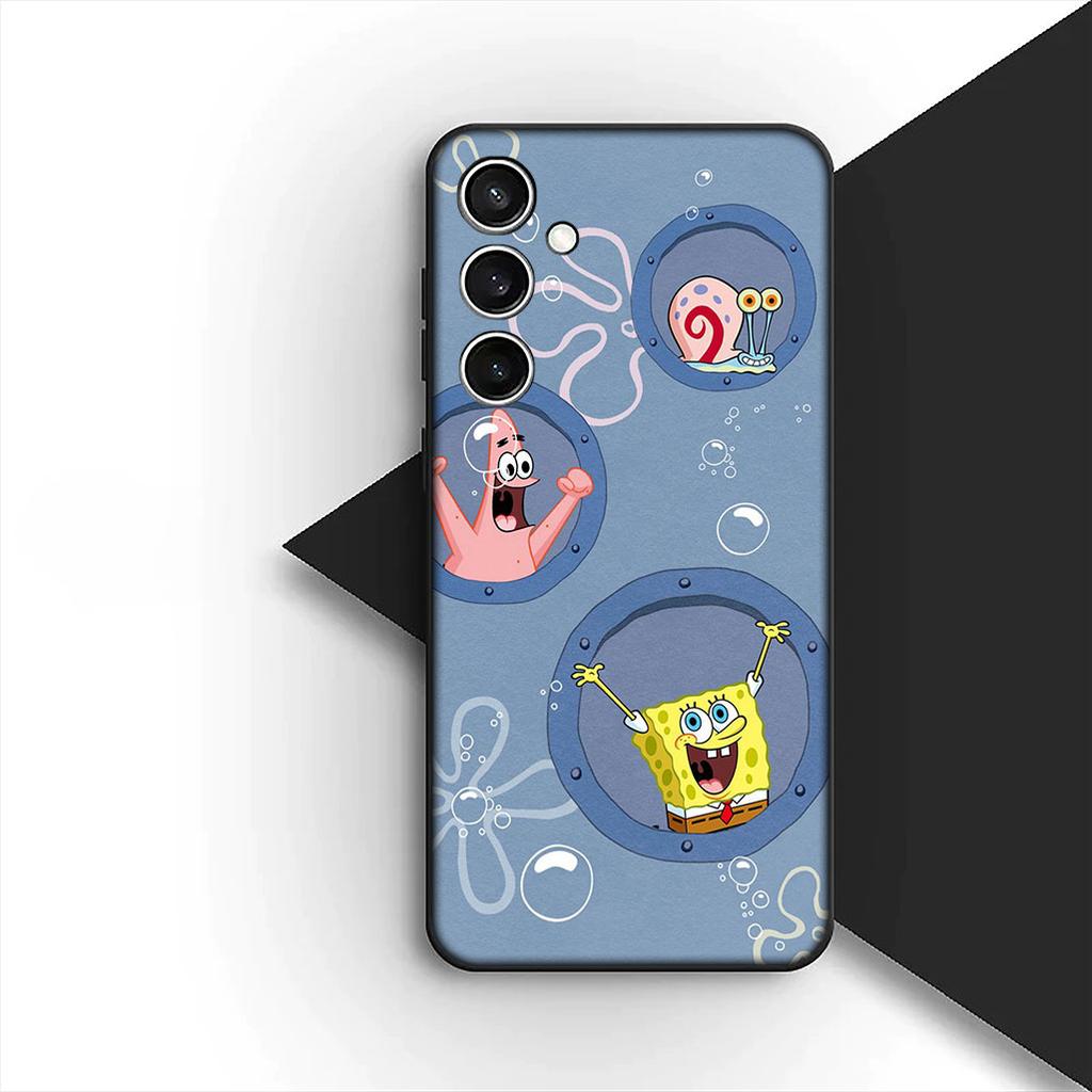 Cover for Huawei P30 P20 Mate 20 Pro Lite Y7 Y6P Y7A 2019 Nova 5T 3I Casing Phone Case S-SquarePants-Lovely S-SpongeBobs-Anime
