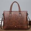 Men's New Business Laptop Bag Fashion Men's One-shoulder Messenger Briefcase Large-capacity Retro Shoulder Bag
