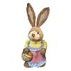 14 Inch Cartoon Easter Bunny Figure Rabbit Decoration Animal Art Crafts for Garden, Patio