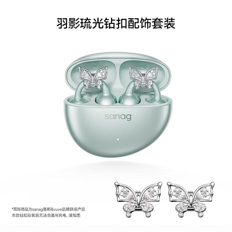 Saina S7S AI Clip-On Earphones