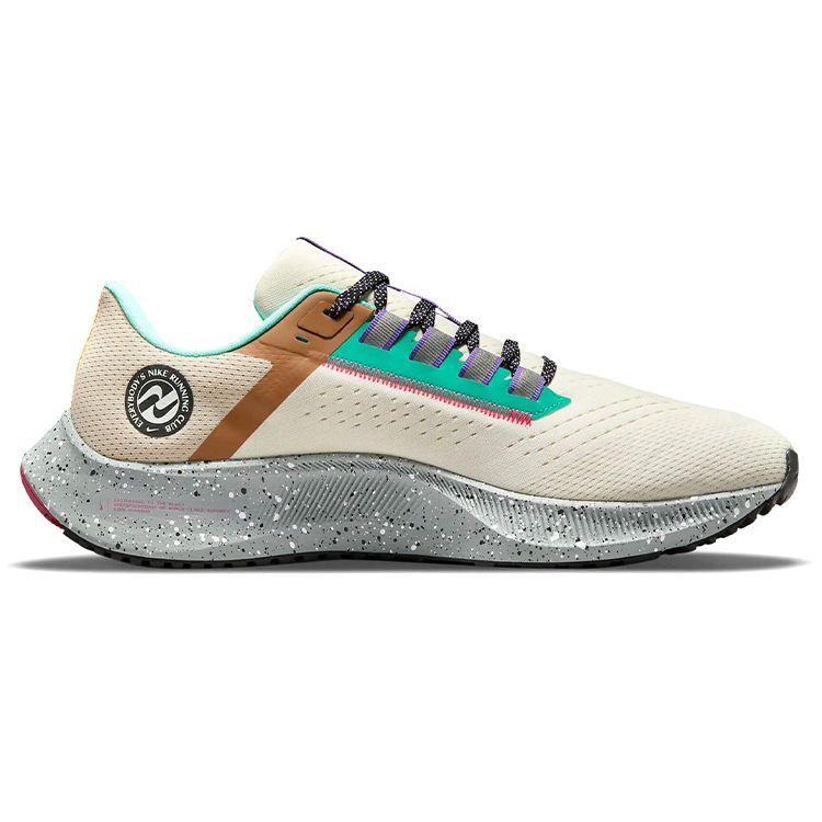 Nike Air Zoom Pegasus 38 Running Club - Sail Unisex Sneakers Brown Light-Smoke-Grey Rattan DO2337-100