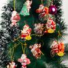 Akryl Tomte Julgransprydnad Nyckelring Present