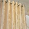 Retro Jacquard Embossed Sheer Curtains Solid Transparent Voile Window Screen for Bedroom Soft Balcony Living Room Curtain