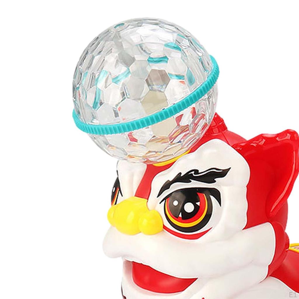 Elektrisches Tanzender Löwe Laufspielzeug Jungen Mädchen Baby Kleinkind mit Musik und bunten Lichtern Interaktiv