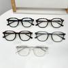 Blue Light Blocking Oval Shortsighted Prescription Glasses Women Men  Student Computer Myopes Lunettes 0 -0.5 -0.75 To -6.0