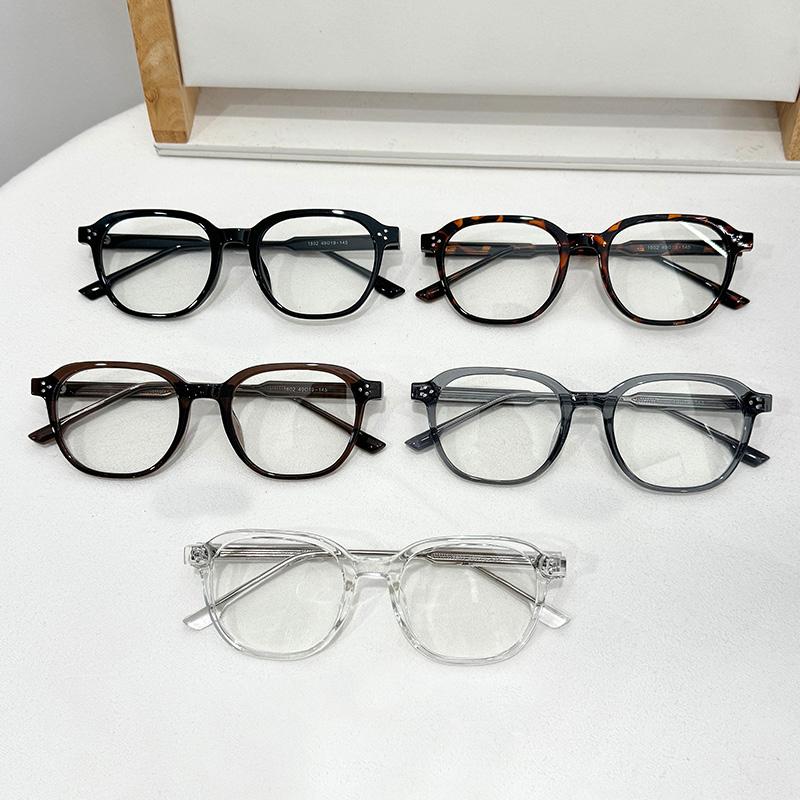 Blue Light Blocking Oval Shortsighted Prescription Glasses Women Men  Student Computer Myopes Lunettes 0 -0.5 -0.75 To -6.0