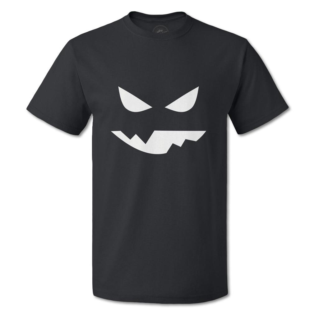 Funny Graphic T Shirts Halloween Evil Pumpkin Face Cotton Bats Top Frankenstein XXL
