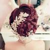 Crystal Tiara Beautiful Fashion Bride Princess Austria Wedding Crown Veil Hair Ornament Headbands Accessories for Women Gifts