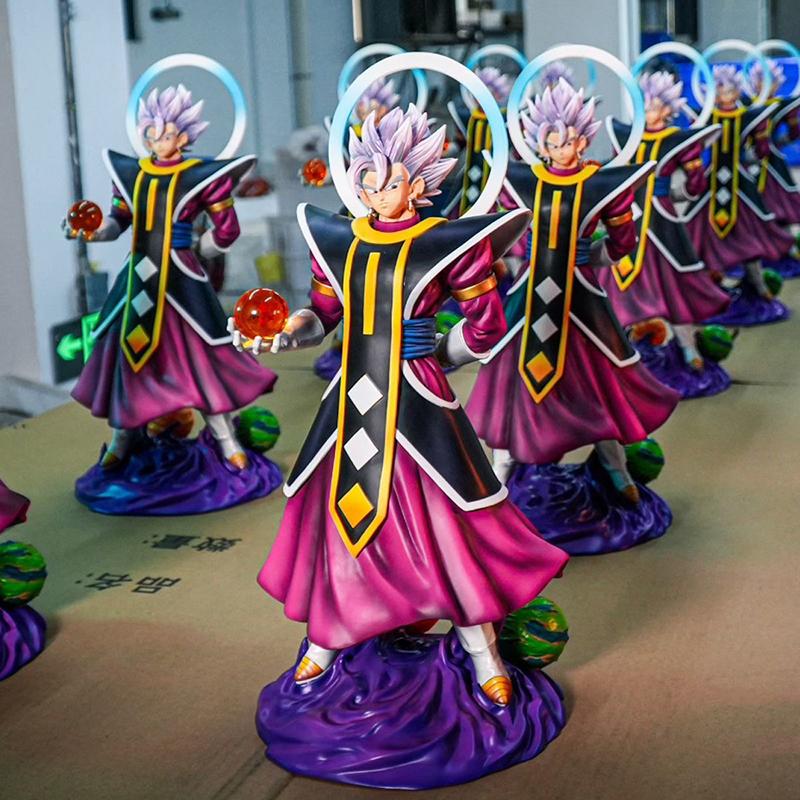 JT Toy Dragon Ball Anime Model Vegetto 37cm Figurine Grand Priest Vegetto Figures PVC Statue Collection Model Birthday Toy Gift