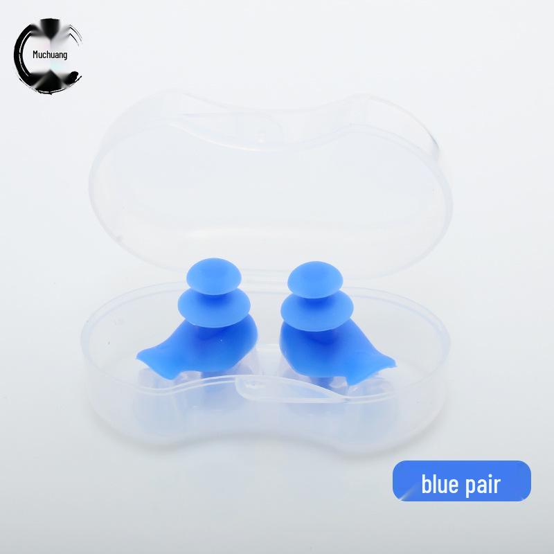 Silicone Waterproof Swimming Earplugs & Nose Clip Set - New Upgrade