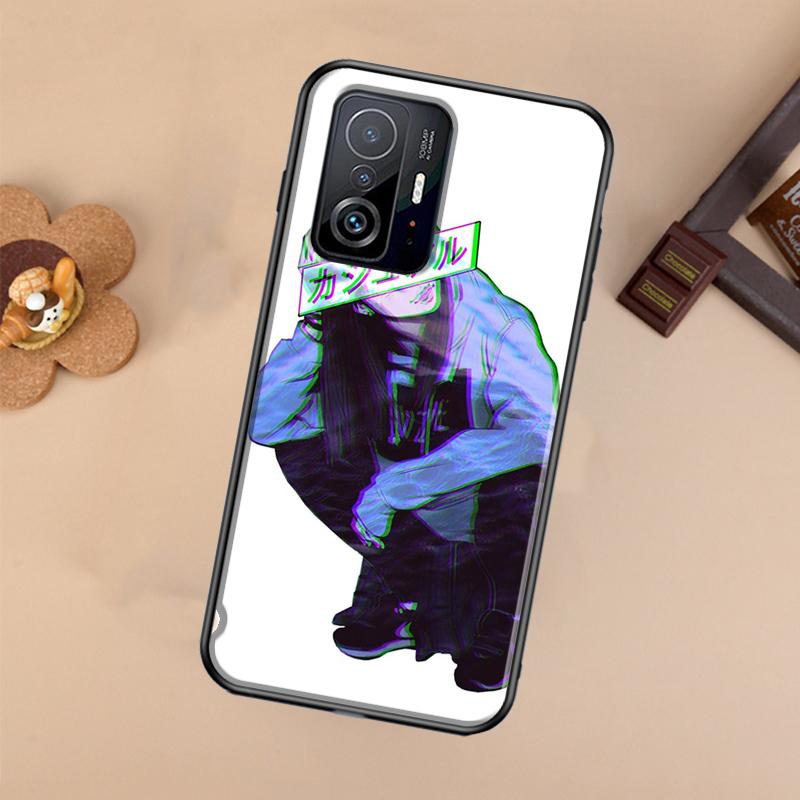 Sad Japanese Anime Case For Xiaomi POCO X7 X6 X5 X3 Pro F3 F5 F6 M6 Pro 13 14 Ultra 11T 12T 13T 14T Pro Cover