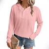 Autumn Solid Color Hooded Sweatshirt Jacket Casual Drop Shoulder Top