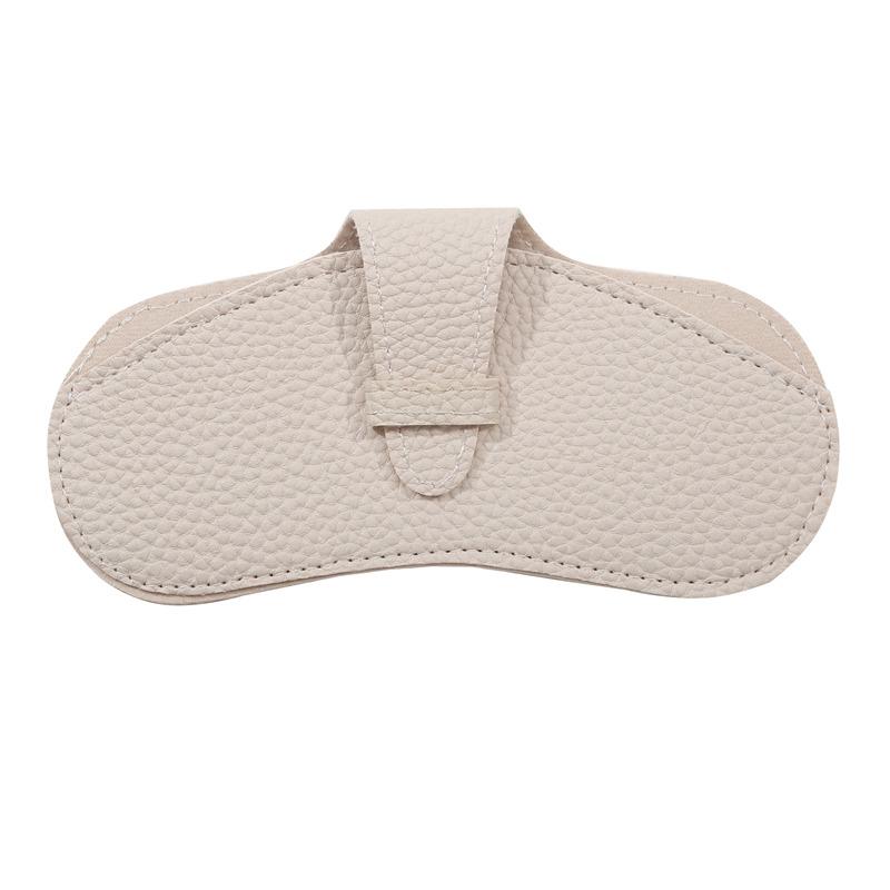 1PC Waterproof Sunglasses Bag Portable Hanging Neck Glasses Storage Case Fashion PU Leather Eyeglasses Pouch For Women Men