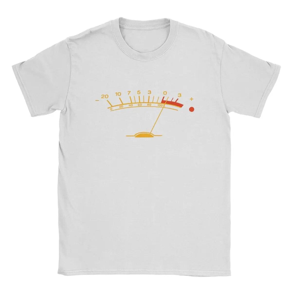 

Винтажная футболка Volume VU Meter, унисекс, футболки из 100% хлопка, с круглым вырезом, футболки для студии звукозаписи, аудиоинженер, с короткими рукавами, Новое поступление 3XL