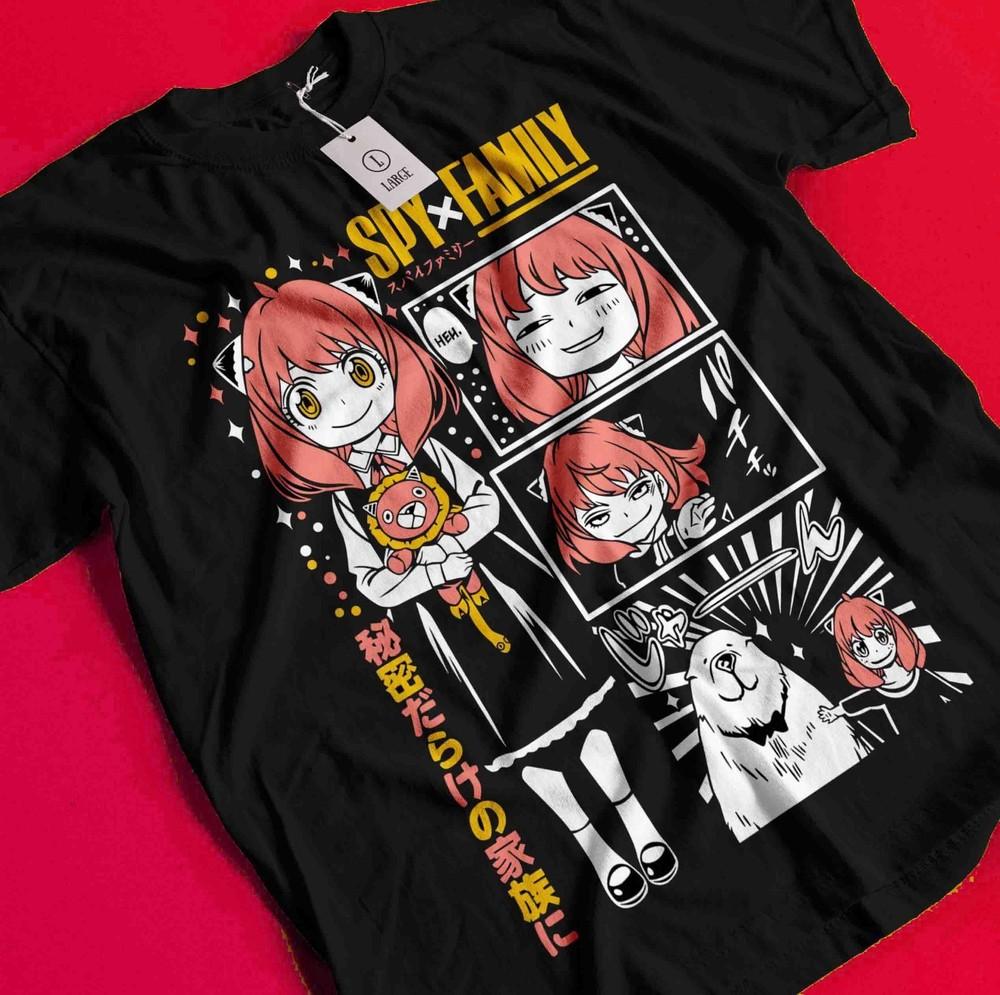 

Spy X Family T-Shirt Anya Tshirt Loid Yor Forger Shirt Bond Sylvia Tee Damian AA168 L