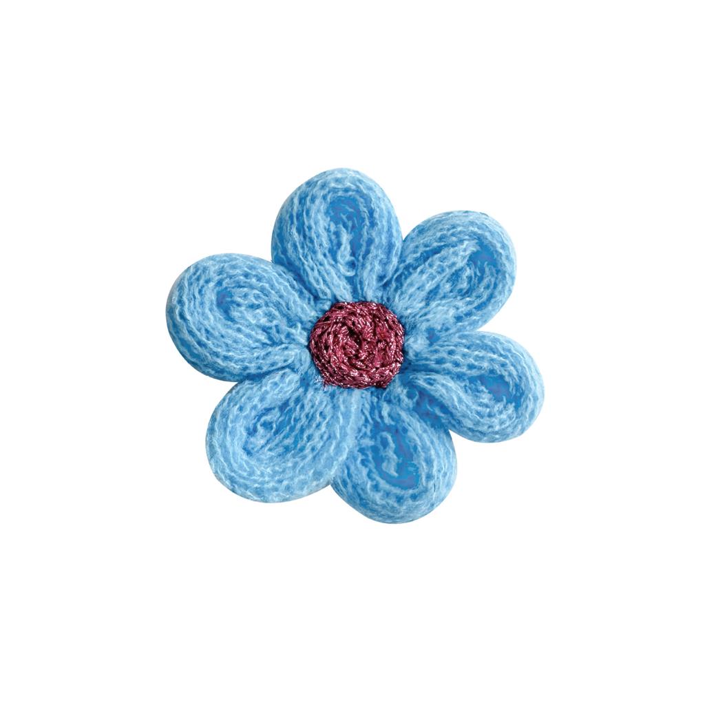 Cute Wool Knitted Flower Jewelry Handmade Diy Six-Petal Flower Accessories Hair Accessories Corsage Clothing Accessories