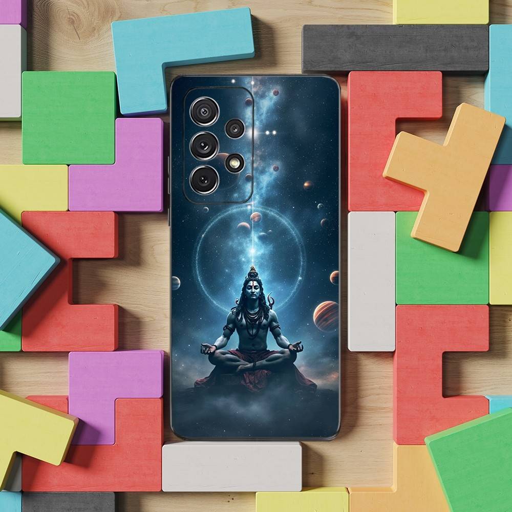 

India Mythology Lord Shiva Case For Samsung S23,S25,S20,S10,S9,S21,S24,S22,Ultra,FE,Plus,Lite,Soft Silicone Black SamsungS10